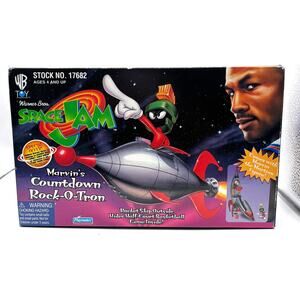 Space Jam Marvin’s Countdown Rock-O-Tron Half Court Basketball1996